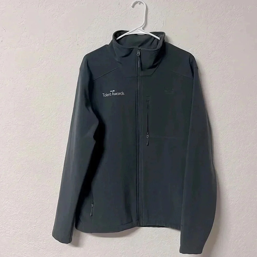 Linkedin x Northface jacket large fleece lined jacket 3 zipper pockets unisex